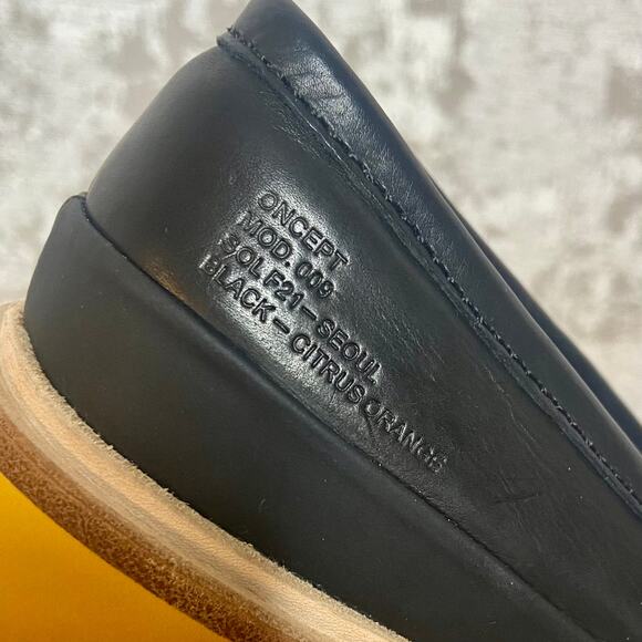Oncept Seoul Platform Loafer in Black/Citrus Orange - Picture 10 of 10